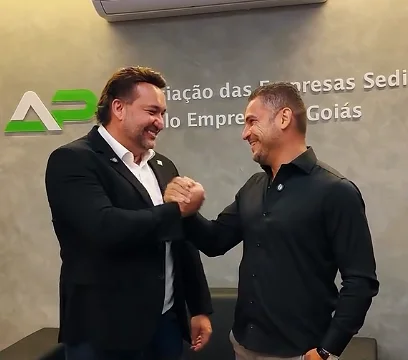 Marconi Noleto em encontro institucional em Aparecida de Goiânia