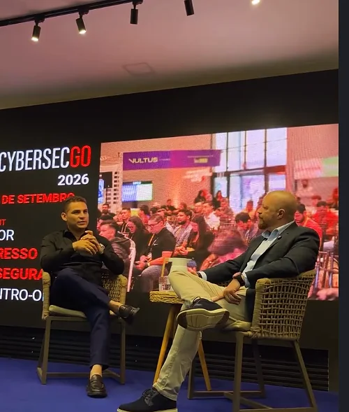 Marconi Noleto em painel do CybersecGO